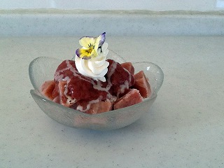 柿のジェラート