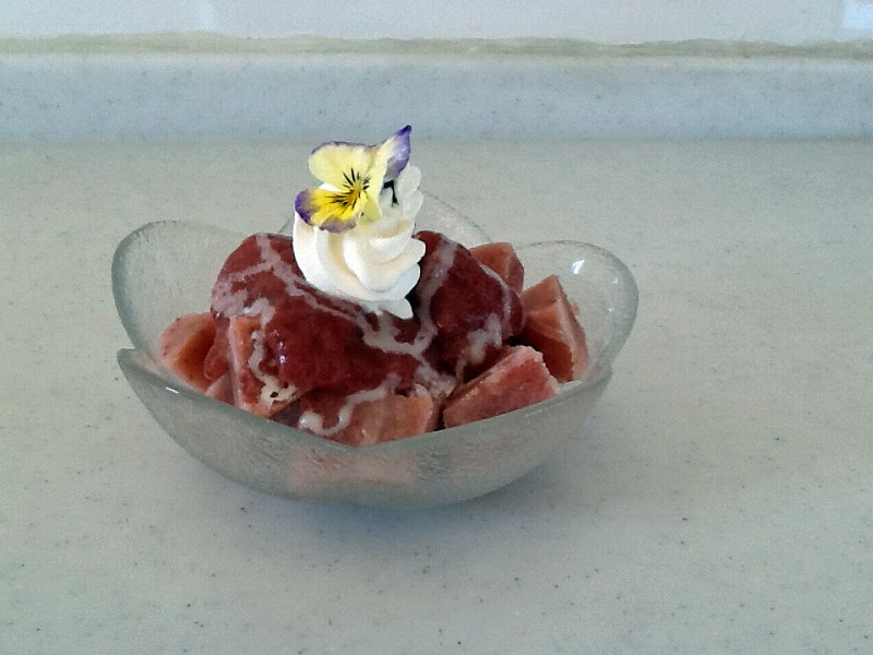 柿シャーベット 柿シャーベット